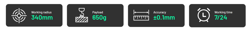 photo of myCobot Arduino with main features