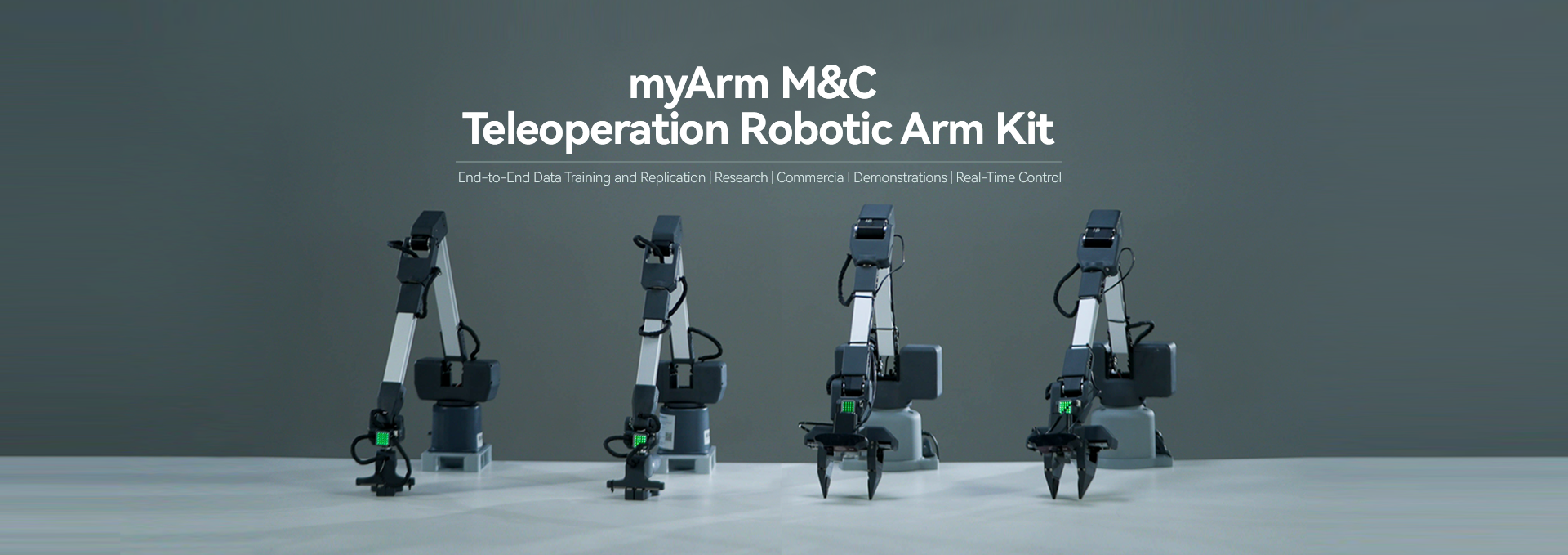 myArm M&C双臂遥操作机械臂套件 en